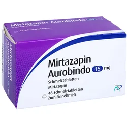 MIRTAZAPIN Aurobindo 15 mg Schmelztabletten 48 St