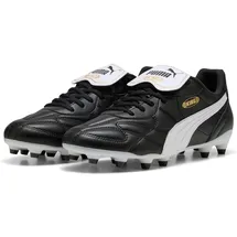 Puma King Top FG/AG Erwachsene schwarz/weiß/gold 45