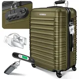 Kesser Hartschalen-Trolley 4-Rollen 66 cm / 84 l grün