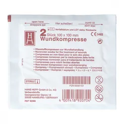 Kompressen Vlies 10x10 cm steril