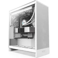 NZXT H7 Flow White (2024) Midi Tower ATX Gaming Gehäuse weiß mit Glasfenster