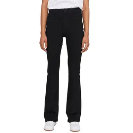 Noisy May Damen Nmsallie Hw Flare Vi023bl Noos Jeans, Schwarz, 26W / 32L EU - 26W / 32L