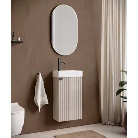 Badplaats Waschbeckenunterschrank 40 x 68 x 22 cm Beige