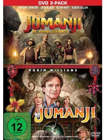 Jumanji & Jumanji - Willkommen im Dschungel  [2 DVDs]