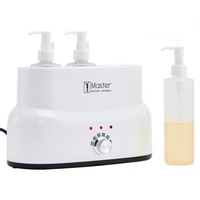 Master Massage Massageöl-Erwärmer Ölflaschen-Erwärmer für Massageöl Lotion inkl. Spenderflasche, Mit Temperaturregler, 3-Fach