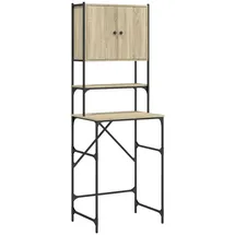 vidaXL Sonoma-Eiche Waschmaschinenschrank 68 x 48,5 x 194 cm Braun Holz