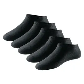 SCHIESSER Bluebird Sneakersocken 5er Pack Schwarz 43-46