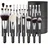 Vevor Pinselset Makeup, 34-teilig, professionelles Schminkpinsel Set für Foundation, Lidschatten, Concealer, Rouge, mit weichen Borsten, ergonomischem Holzgriff, Reise-Aufbewahrungsetui