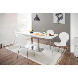Möbel Kraft Kris 80 x 75 x 120-200 cm weiß