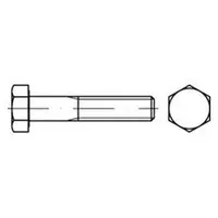 Industrial Quality Supplies ISO 4014 Sechskant-Schaftschraube M12 x 75 50 Stück