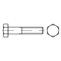 Industrial Quality Supplies ISO 4014 Sechskant-Schaftschraube M12 x 75 50 Stück