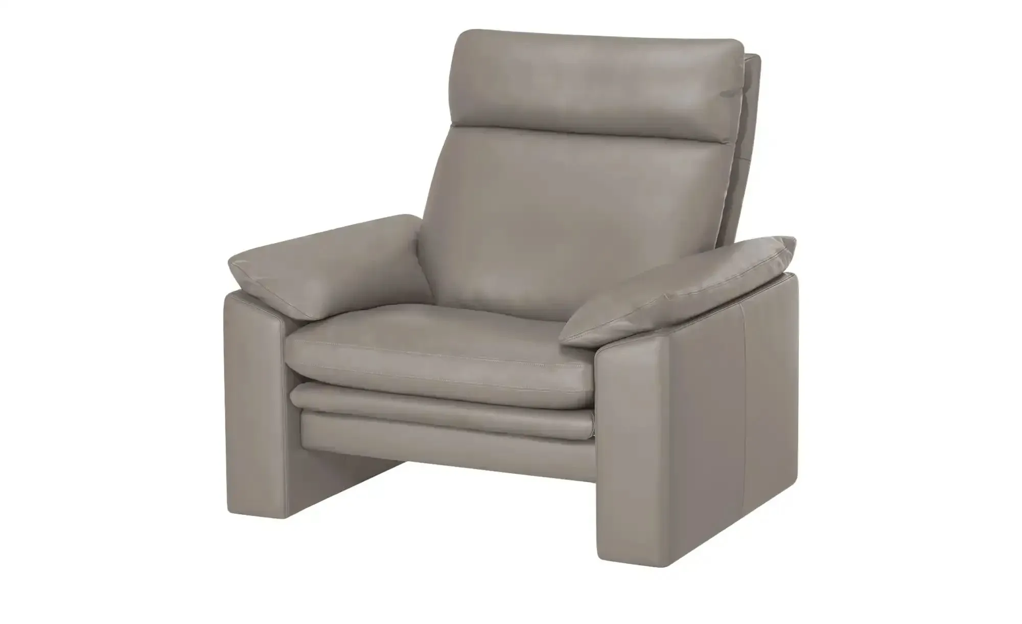 erpo just relax Ledersessel  JR963 Bari , grau , Maße (cm): B: 103 H: 99 T: 85.0