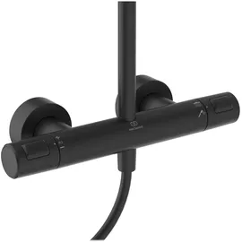 Ideal Standard Ceratherm T25+ Duschsystem Silk Black A7210XG