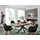 Livetastic Esstisch Braun, Holz, Wildeiche, massiv rechteckig, X-Form, 100x75x180 cm, ausziehbar, Esszimmer, Tische, Esstische, Esstische ausziehbar