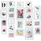 bomoe Bilderrahmen Set Blossom Weiß 10x15 cm 10er Set
