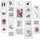 bomoe Bilderrahmen Set Blossom Weiß 10x15 cm 10er Set