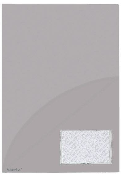 Angebotsmappe »Twin« grau, Foldersys, 22.5x30.6 cm