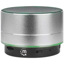 Manhattan Metallic LED Speaker silber (165327)