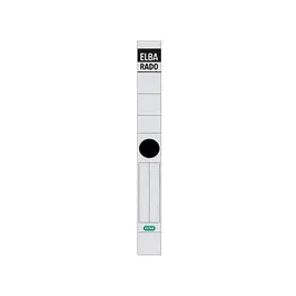 Elba Ordneretiketten 5 cm Weiß/Grau 34 x 290 mm 10 Blatt
