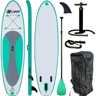 Explorer ISUP ALF2 300 x 76 x 15 cm grün/weiß
