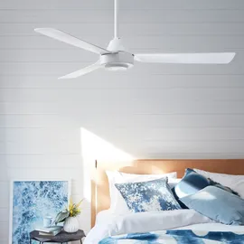 Beacon Lighting Bayside Calypso 122 x 31 cm Deckenventilator weiß ohne Licht