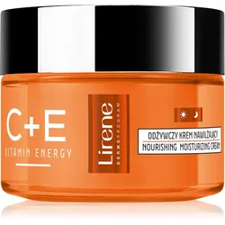 Lirene Vitamin Energy C+E Hautcreme zum nähren und Feuchtigkeit spenden 50 ml