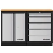 Kraftwerk Mobilio 2er Kombi, Buche Multiplex, 5 Schubladen