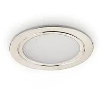 Naber Anelli LED Einbauleuchte edelstahlfarbig