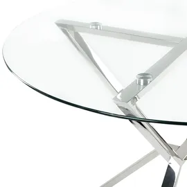 Beliani Bosco Ø 105 cm transparent/silber