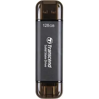 Transcend SSD ESD310C 128GB USB-C USB 3.2 Gen 2x1 black
