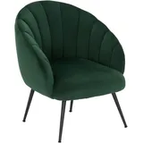 Livetastic Cocktailsessel, Grün, Metall, Textil, 67x80x78 cm, Wohnzimmer, Sessel, Cocktailsessel