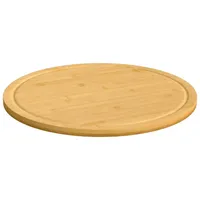 vidaXL Schneidebrett 6-tlg. Bambus Ø40 x 1,5 cm Braun