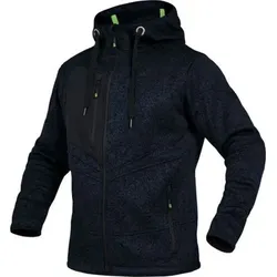 Strickjacke marine-meliert, Größe M - marine - M