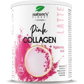 nature’s finest Nature's Finest Pink Latte Kollagen mit Hyaluronsäure und Ashwagandha Pulver 125 g