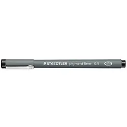 STAEDTLER pigment liner 308 Fineliner schwarz 0,5 mm, 1 St.