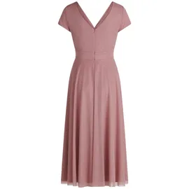 Vera Mont Cocktailkleid Glitzer-Look Rosa/Silber 42