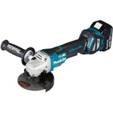 Makita DGA518RTJU inkl. 2 x 5,0 Ah + Makpac Gr. 3