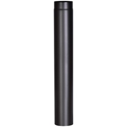 Firefix Ofenrohr, 160 mm, 1000 mm lang schwarz