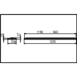 RIDI Homelight RIDI 1-flg. 60 cm rund Stahl