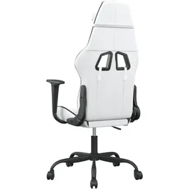 vidaXL Gaming-Stuhl Kunstleder Weiß