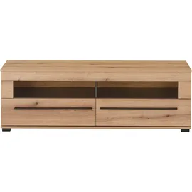 INOSIGN Lowboard INOSIGN "modernes TV-Unterteil, Kommode in Eiche Evoke oder weiß", braun (eiche evoke), B:140cm H:47cm T:42cm, FSC-zertifizierter Holzwerkstoff, Sideboards, Lowboard, schwarze Stangengriffe, ausreichend Stauraum, vielseitig einsetzbar