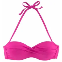 s.Oliver Bandeau-Bikini-Top Damen Pink 34 Cup D