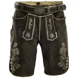 Maddox Trachtenlederhose Silbersee Herren (1-tlg) Trachtenlederhose, Trachtenhose, Bayerische Lederhose, Oktoberfest braun 50