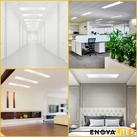 enovalite LED-Panel, 36 W, 3600 lm, EEK: F, 1200x300 mm, 4000 K - Weiß