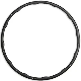 Matchu Sports Fitness Hula Hoop Reifen Gymnastikreifen 1,5 kg 100 cm Schwarz