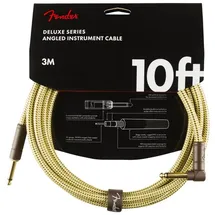 Fender Deluxe Series Cable Angled 3m Tweed