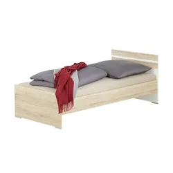 Futonbett ¦ holzfarben ¦ Maße (cm): B: 96 H: 72 T: 204