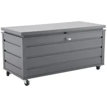 MWH Das Original Aufbewahrungskorb Kissen- / Aufbewahrungsbox Aluminium grau