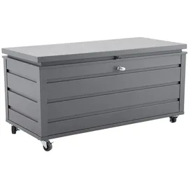 MWH Das Original Aufbewahrungskorb Kissen- / Aufbewahrungsbox Aluminium grau