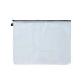 FolderSys Reißverschlussbeutel A3 transparent/grau 0,15 mm, 1 St.